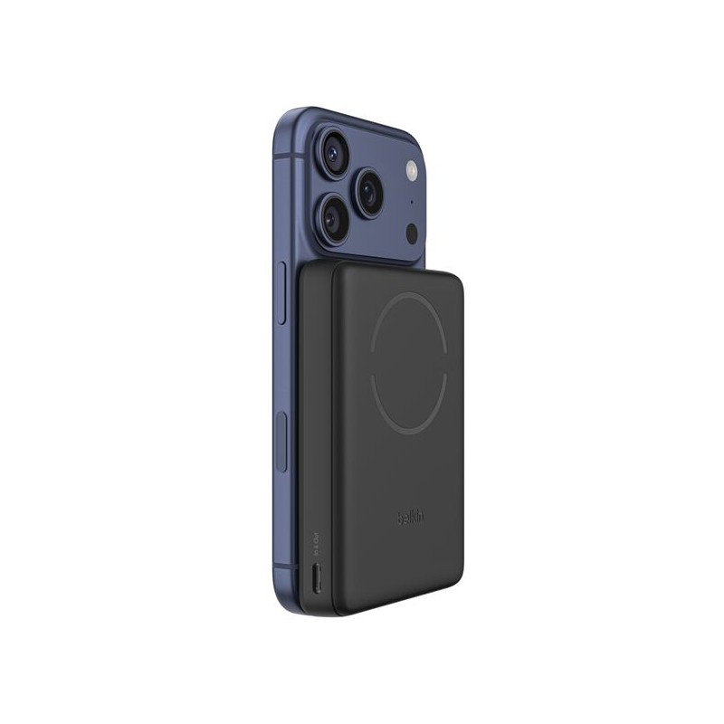BELKIN BOOSTCHARGE 10k 7.5w Slim Magnetic Powerbank wit Magcessory Black