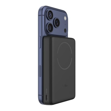 BELKIN BOOSTCHARGE 10k 7.5w Slim Magnetic Powerbank wit Magcessory Black