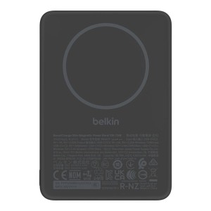 BELKIN BOOSTCHARGE 10k 7.5w Slim Magnetic Powerbank wit Magcessory Black