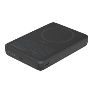 BELKIN BOOSTCHARGE 10k 7.5w Slim Magnetic Powerbank wit Magcessory Black