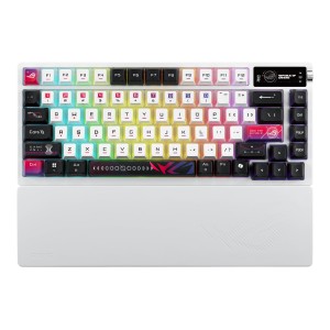 ASUS ROG Azoth X clavier Gaming USB + RF Wireless + Bluetoo | JDB-Info