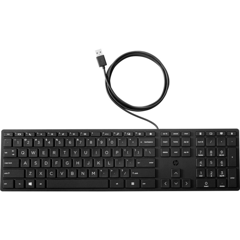 HP 320K G2 USB Wired Keyboard (Bulk Qty.12) | JDB-Info