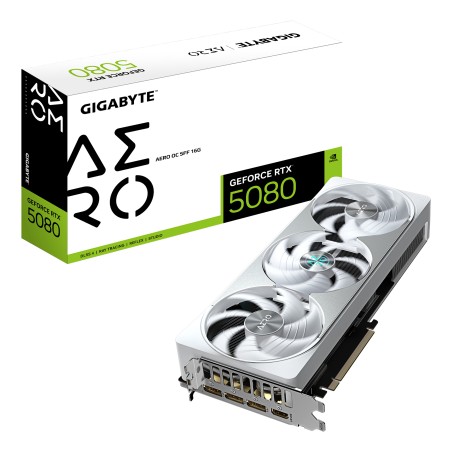 GIGABYTE GeForce RTX 5080 AERO OC SFF 16G Carte graphique | JDB-Info