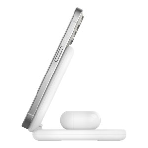 BELKIN BOOSTCHARGE Qi2 15w Magnetic 2in1 Stand White