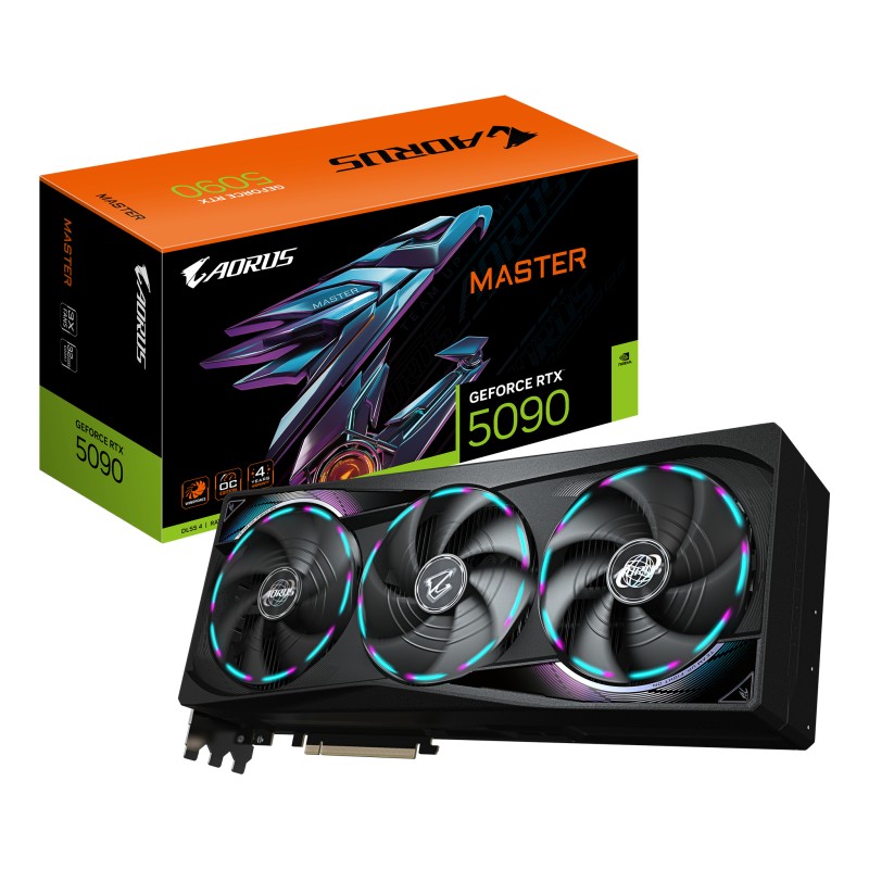 GIGABYTE AORUS GeForce RTX 5090 MASTER 32G Carte Graphique | JDB-Info