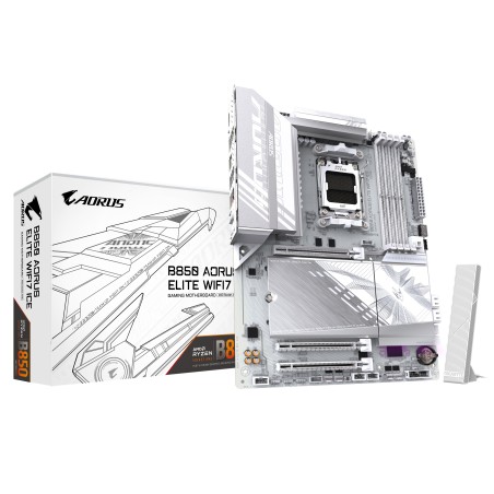 GIGABYTE B850 AORUS ELITE WIFI7 ICE Carte Mère | JDB-Info