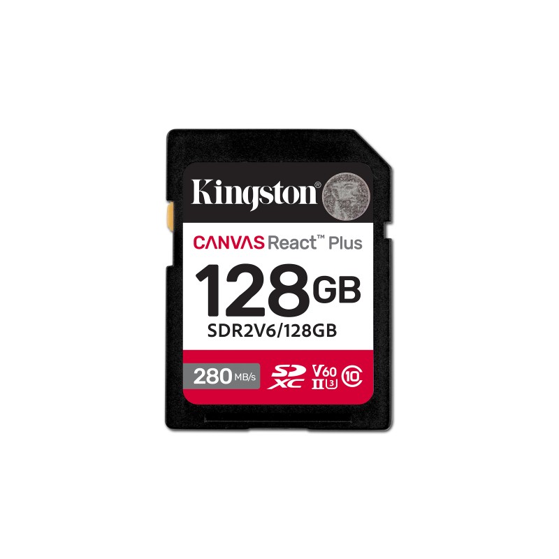 Kingston Technology Canvas React Plus 128 Go Classe 10 | JDB-Info