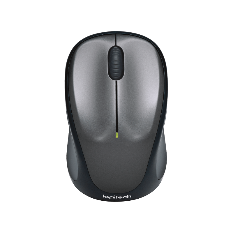 LOGITECH M235 Mouse right-handed optical wireless 2.4 GHz USB wireless receiver grey