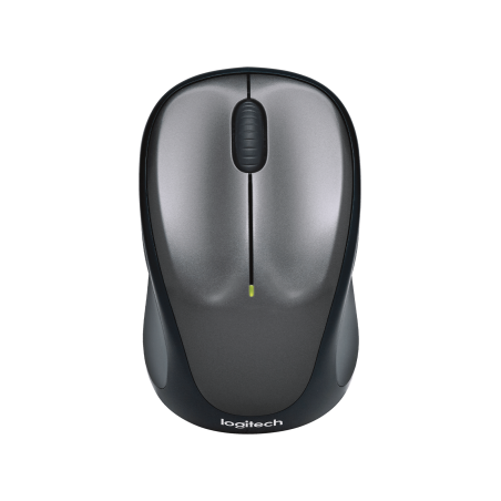 LOGITECH M235 Mouse right-handed optical wireless 2.4 GHz USB wireless receiver grey