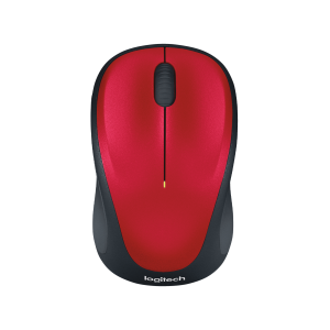 LOGITECH M235 Mouse optical wireless 2.4 GHz USB wireless receiver red