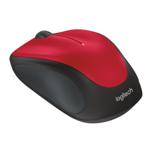 LOGITECH M235 Mouse optical wireless 2.4 GHz USB wireless receiver red