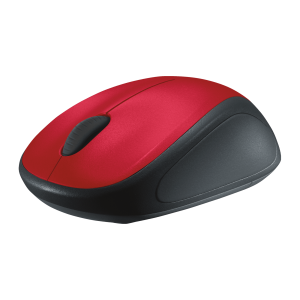 LOGITECH M235 Mouse optical wireless 2.4 GHz USB wireless receiver red
