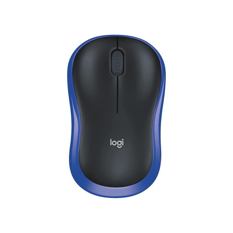 LOGITECH M185 Mouse optical wireless 2.4 GHz USB wireless receiver blue