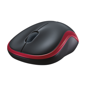 LOGITECH M185 Mouse optical wireless 2.4 GHz USB wireless receiver red
