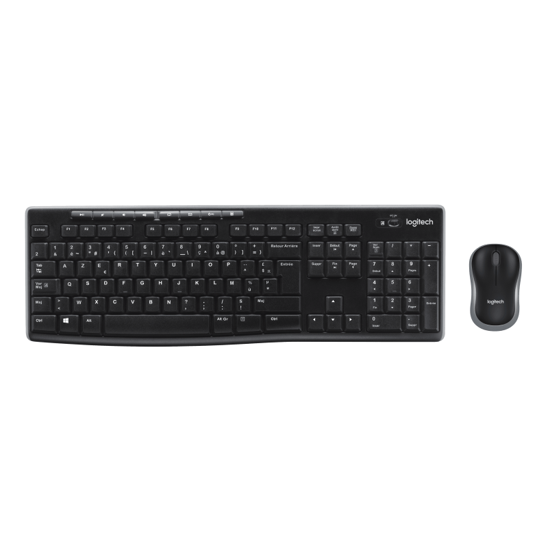 LOGITECH MK270 Wireless Combo black USB (FRA)