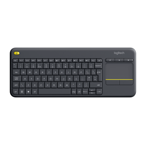 LOGITECH Wireless Touch Keyboard k400 Plus - INT BLACK