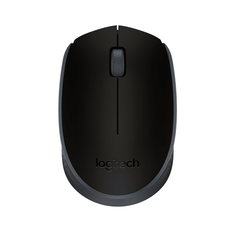 LOGITECH M171 Mouse right and left-handed wireless 2.4 GHz USB wireless receiver black