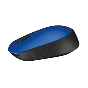 LOGITECH M171 Mouse right and left-handed wireless 2.4 GHz USB wireless receiver black blue