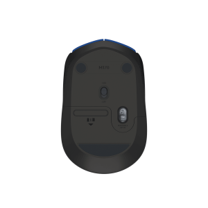 LOGITECH M171 Mouse right and left-handed wireless 2.4 GHz USB wireless receiver black blue
