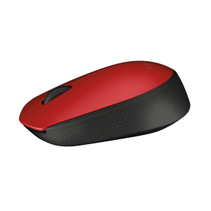 LOGITECH M171 Mouse wireless 2.4 GHz USB wireless receiver black red