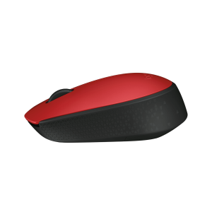 LOGITECH M171 Mouse wireless 2.4 GHz USB wireless receiver black red