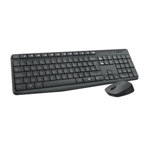 LOGITECH MK235 Wireless Keyboard + Mouse Combo Grey (DE)