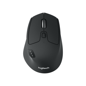 LOGITECH M720 Triathlon Mouse right-handed optical 7 buttons wireless Bluetooth 2.4 GHz USB wireless receiver