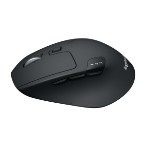 LOGITECH M720 Triathlon Mouse right-handed optical 7 buttons wireless Bluetooth 2.4 GHz USB wireless receiver