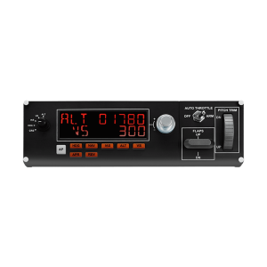 LOGITECH Multi Panel Flight simulator instrument panel wired for PC