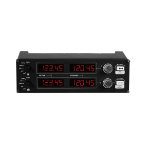 LOGITECH Flight Radio Panel Flight simulator instrument panel wired for PC