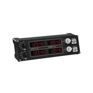 LOGITECH Flight Radio Panel Flight simulator instrument panel wired for PC