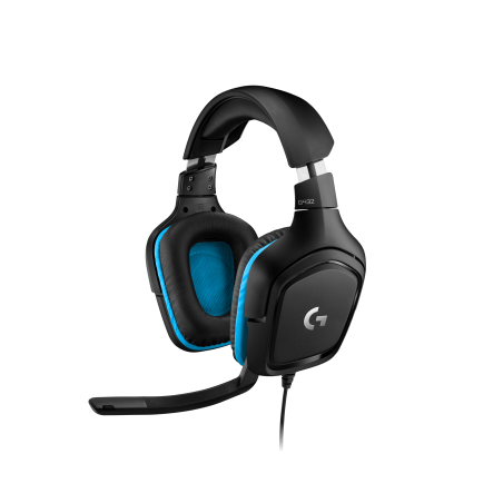 LOGITECH Gaming Headset G432 Headset 7.1 channel full size wired USB 3.5 mm jack black