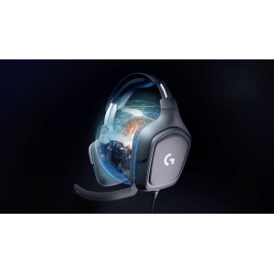 LOGITECH Gaming Headset G432 Headset 7.1 channel full size wired USB 3.5 mm jack black