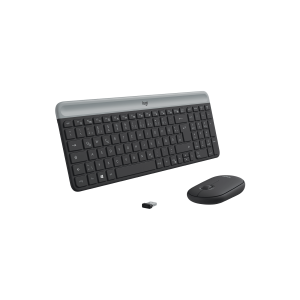 LOGITECH Slim Wireless Keyboard and Mouse Combo MK470 - GRAPHITE - DEU - CENTRAL
