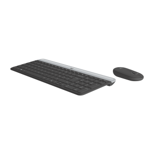 LOGITECH Slim Wireless Keyboard and Mouse Combo MK470 - GRAPHITE - FRA - CENTRAL