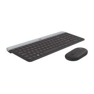 LOGITECH Slim Wireless Keyboard and Mouse Combo MK470 - GRAPHITE - FRA - CENTRAL