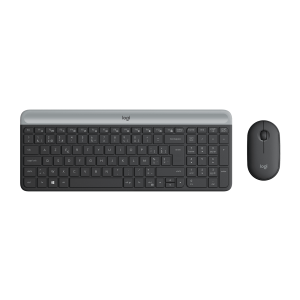 LOGITECH Slim Wireless Keyboard and Mouse Combo MK470 - GRAPHITE - NLB - CENTRAL