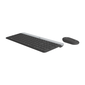 LOGITECH Slim Wireless Keyboard and Mouse Combo MK470 - GRAPHITE - UK - INTNL
