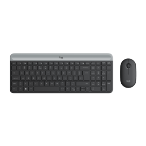 LOGITECH Slim Wireless Keyboard and Mouse Combo MK470 - GRAPHITE - US INTNL - INTNL