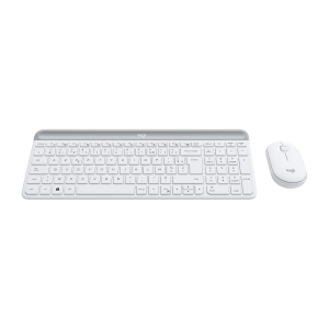 LOGITECH Slim Wireless Keyboard and Mouse Combo MK470 OFFWHITE (FR)