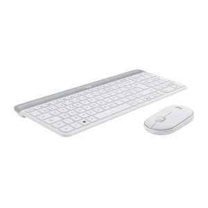 LOGITECH Slim Wireless Keyboard and Mouse Combo MK470 OFFWHITE (FR)