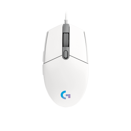 LOGITECH Gaming Mouse G203 LIGHTSYNC Mouse optical 6 buttons wired USB white