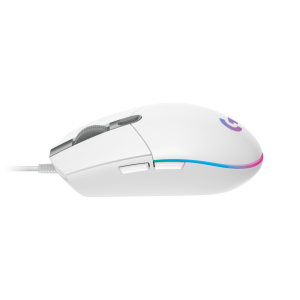 LOGITECH Gaming Mouse G203 LIGHTSYNC Mouse optical 6 buttons wired USB white