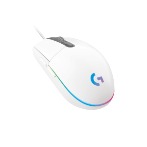 LOGITECH Gaming Mouse G203 LIGHTSYNC Mouse optical 6 buttons wired USB white