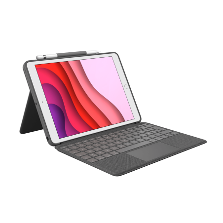 LOGITECH Combo Touch for iPad 7th & 8th generation - Graphite - Fra