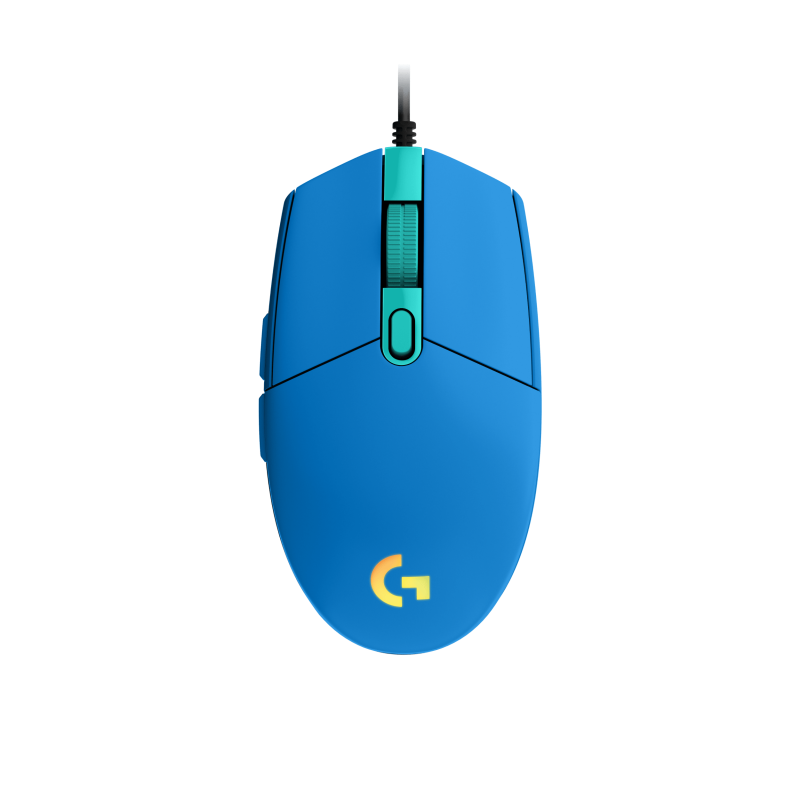 LOGITECH Gaming Mouse G203 LIGHTSYNC Mouse optical 6 buttons wired USB blue