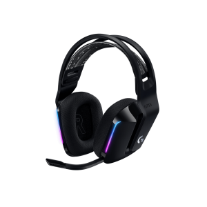 LOGITECH G G733 LIGHTSPEED Wireless RGB Gaming Headset Headset full size 2.4 GHz wireless black