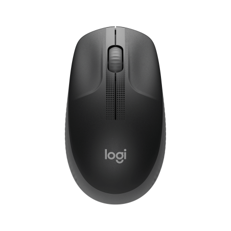 LOGITECH M190 Mouse optical 3 buttons wireless USB wireless receiver charcoal
