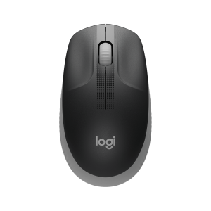 LOGITECH M190 Mouse optical 3 buttons wireless USB wireless receiver mid grey