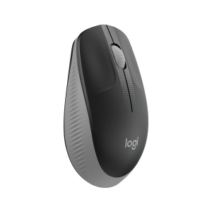LOGITECH M190 Mouse optical 3 buttons wireless USB wireless receiver mid grey